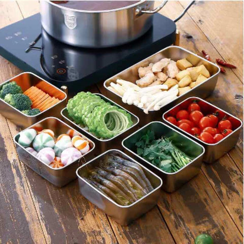 (30% di sconto) Scatola per alimenti in acciaio inossidabile 304