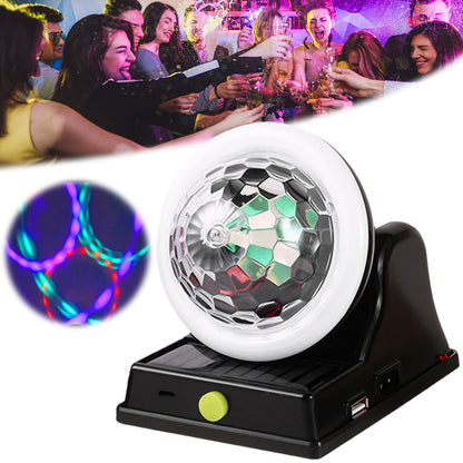 (30% DI SCONTO) Lampada Magica a Sfera con Colori RGB – Ricarica Solare e USB, Ideale per la Decorazione di Soggiorno e Camera da Letto