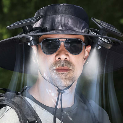 SunBreeze™ – Cappello con Ventilatore Solare