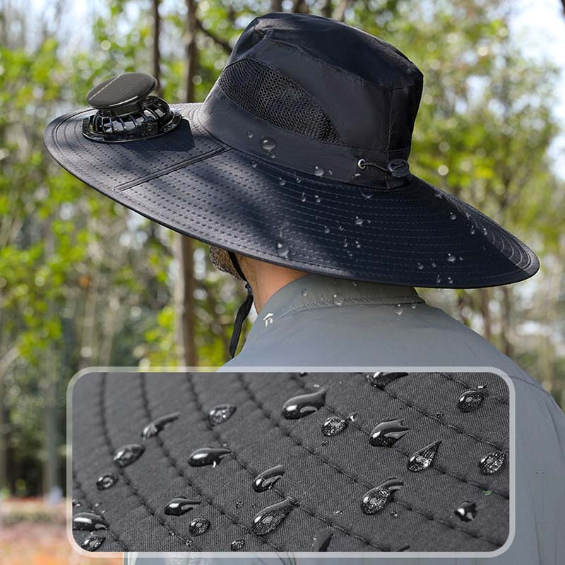 SunBreeze™ – Cappello con Ventilatore Solare