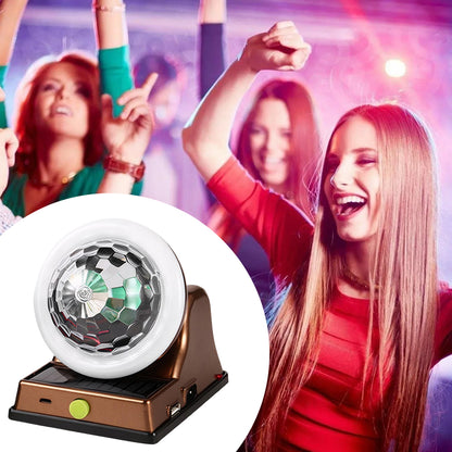 (30% DI SCONTO) Lampada Magica a Sfera con Colori RGB – Ricarica Solare e USB, Ideale per la Decorazione di Soggiorno e Camera da Letto