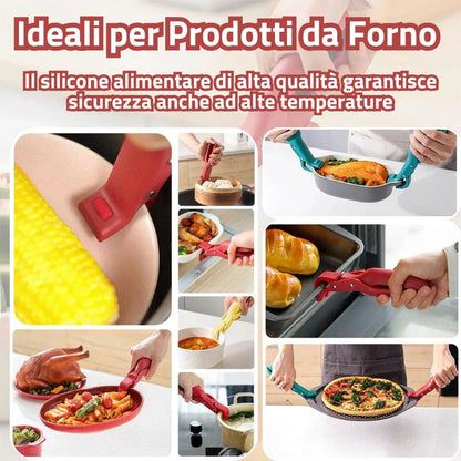 (30% DI SCONTO%) Set da 4 Clips Anti-Scottatura - Il Tuo Alleato Sicuro in Cucina