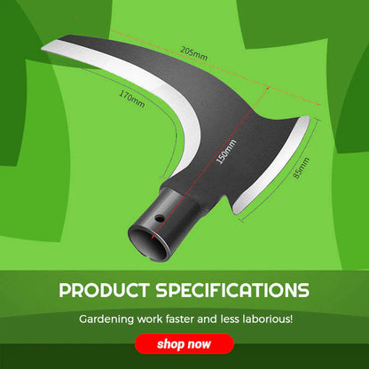 (30% DI SCONTO%) Doppia Mezzaluna Multiuso Realizzata In Acciaio Ad Alto Contenuto Di Manganese