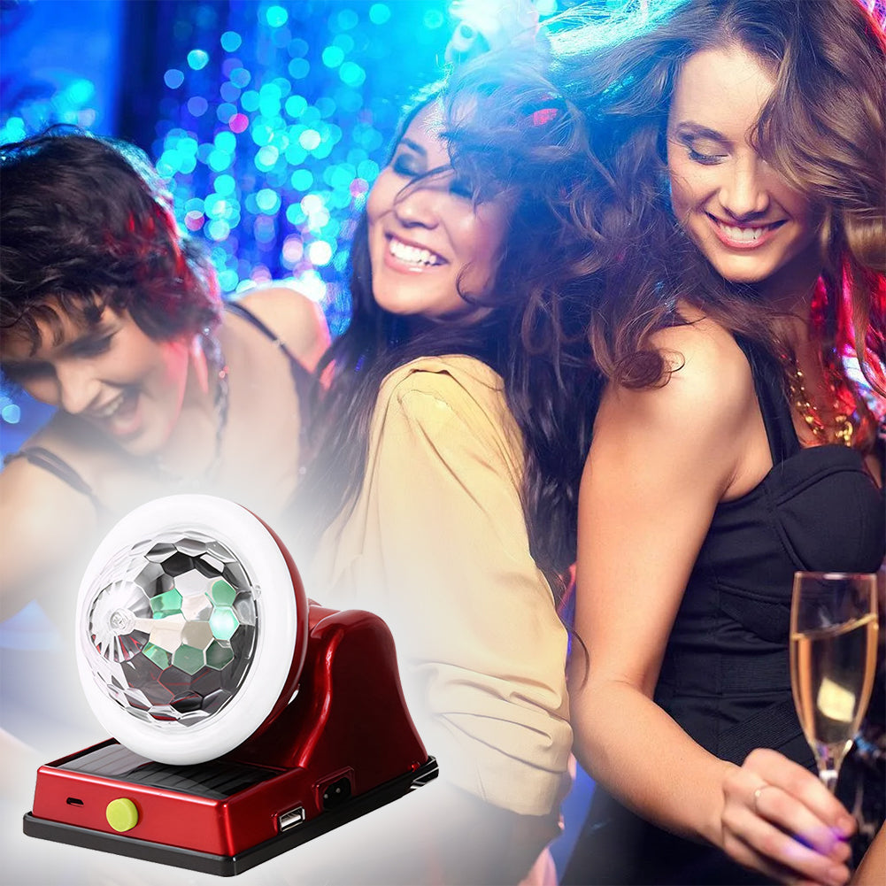 (30% DI SCONTO) Lampada Magica a Sfera con Colori RGB – Ricarica Solare e USB, Ideale per la Decorazione di Soggiorno e Camera da Letto