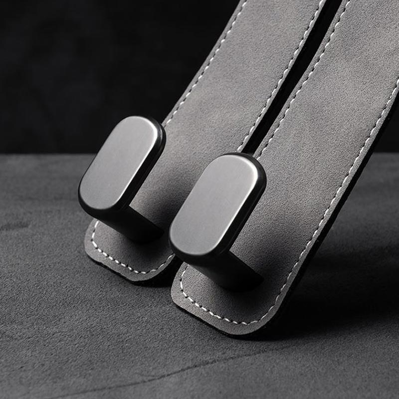 (50% DI SCONTO) Gancio Retro per Sedile Auto in Pelle Scamosciata