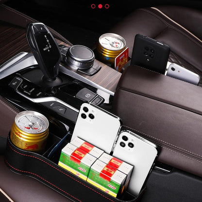 (🎁SUPER OFFERTA) Organizer di Lusso per Fessura Sedile – Con 4 Ganci Inclusi