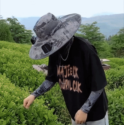 SunBreeze™ – Cappello con Ventilatore Solare