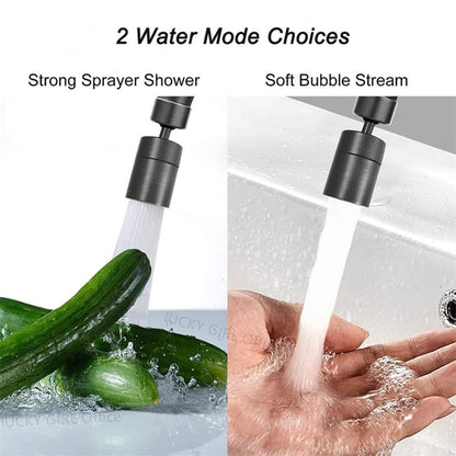 (OFERTA CALIENTE) Nuovo rubinetto da cucina a 2 modalità con doccetta girevole con filtro regolabile a 360°