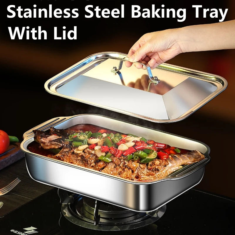 (OFERTA CALIENTE) Teglia da forno in acciaio inossidabile, utensili da forno Accessori da cucina