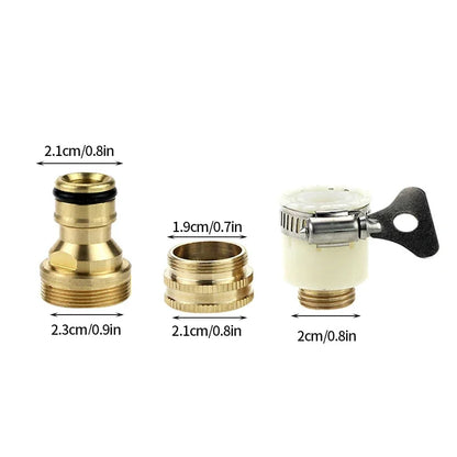 (30% di sconto) Connettore rapido per rubinetto in metallo adattatore per tubo da cucina