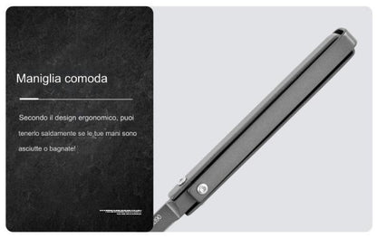 (30% DI SCONTO)  Coltello pieghevole in acciaio resistente alla ruggine