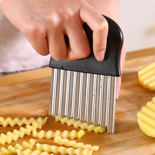 (30% di sconto) Taglierina ondulata in acciaio inossidabile