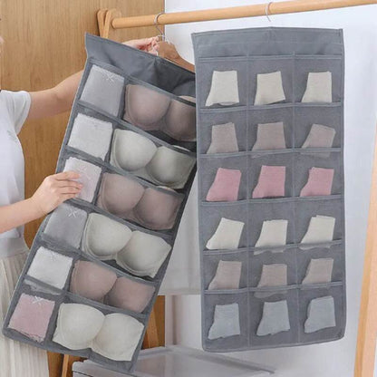 (30% di sconto) Sacca porta biancheria intima a doppia faccia