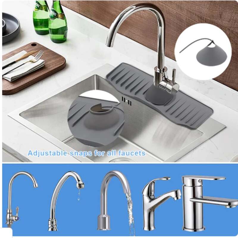 (30% di sconto) Tappetino in Silicone per Lavandino da Cucina