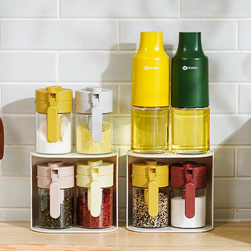 (30% DI SCONTO%) Contenitore 2 in 1 per condimenti da cucina