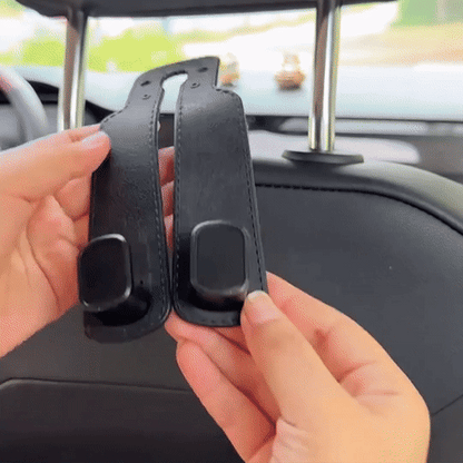 (50% DI SCONTO) Gancio Retro per Sedile Auto in Pelle Scamosciata
