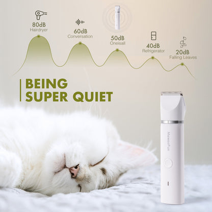 (30% DI SCONTO%) Tagliacapelli elettrico per animali domestici Mewoofun 4 in 1