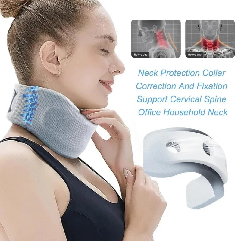 (30% DI SCONTO%) Cuscino di supporto per il collo, cuscino per il collo, schiuma morbida regolabile, schiuma resistente, aiuta ad alleviare il dolore al collo, viaggi in aereo, pisolini, salute