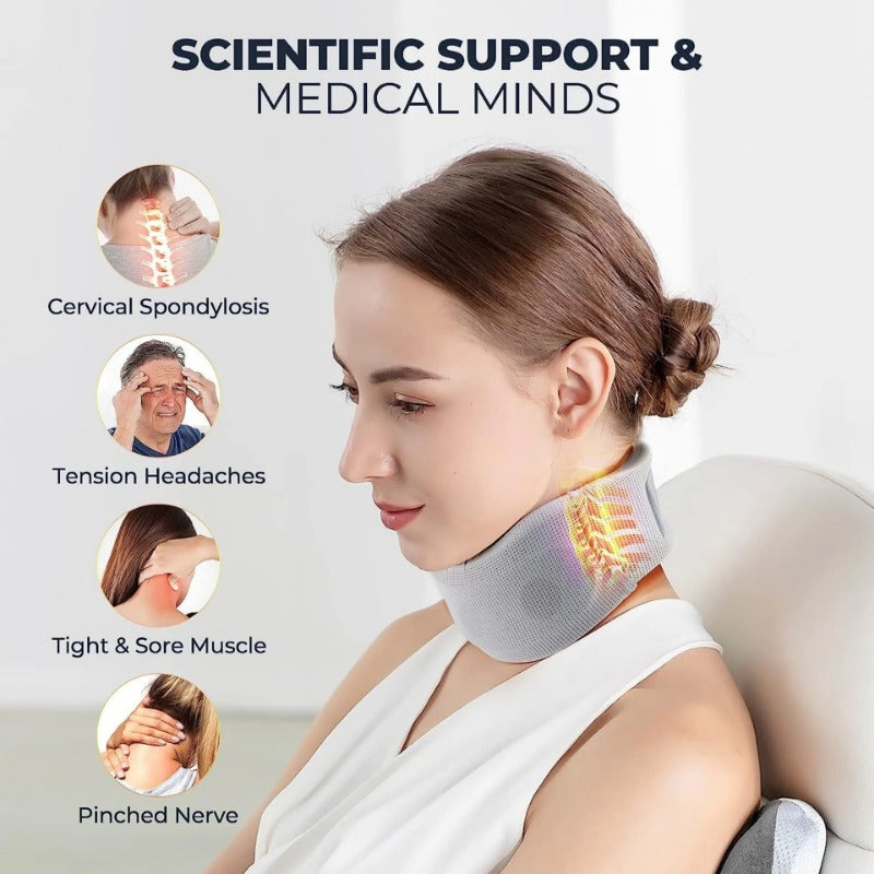 (30% DI SCONTO%) Cuscino di supporto per il collo, cuscino per il collo, schiuma morbida regolabile, schiuma resistente, aiuta ad alleviare il dolore al collo, viaggi in aereo, pisolini, salute