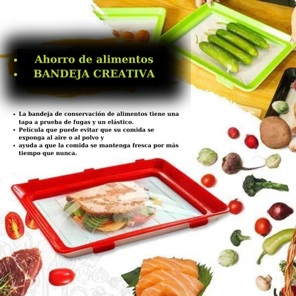 (30% DI SCONTO%)Vassoi per la conservazione degli alimenti BPA riutilizzabili impilabili