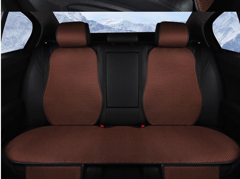 (30% DI SCONTO) Set di Cuscini in Seta Ghiacciata per Auto Estiva