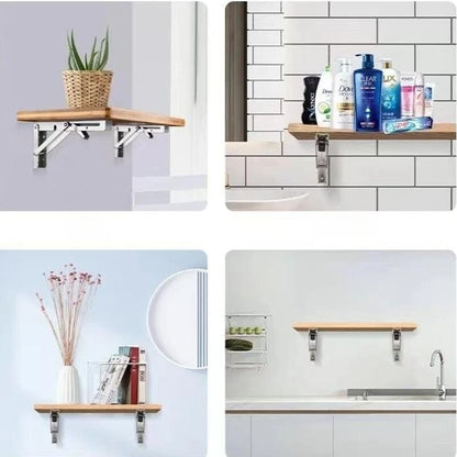(30% di sconto) Staffa pieghevole in acciaio inossidabile