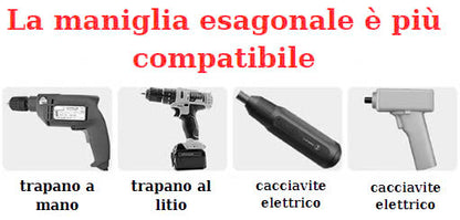 (30% DI SCONTO) Set di cacciaviti antiscivolo aggiornato con cacciavite magnetico resistente agli urti e all'acqua